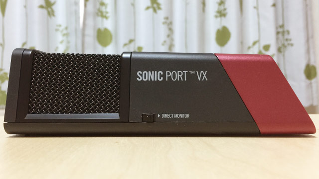 Sonic Port VXのダイレクトモニター用スイッチ