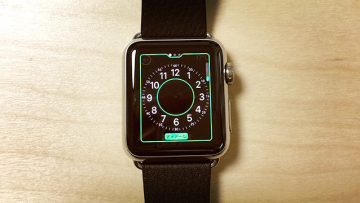 Apple Watchの時計をカスタマイズするには画面を強く押しこむ