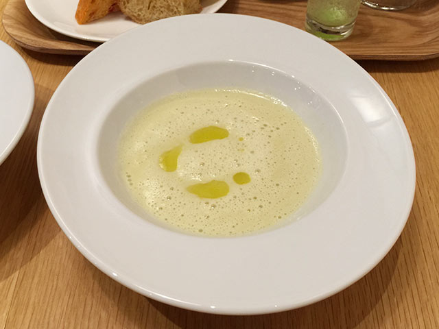 武蔵小山のフェルム ド レギュームのスープ