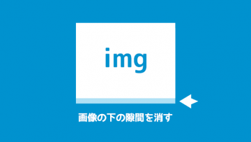 【CSS】画像の下に出来る余白を消す方法
