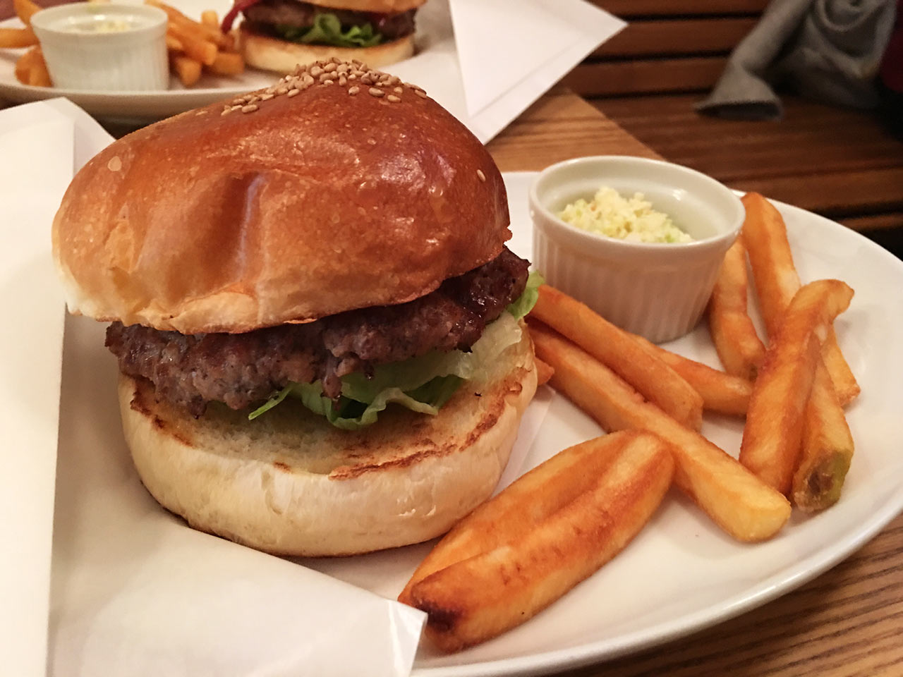武蔵小山Sherry's Burger Cafeのハンバーガー