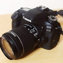 CANON EOS 80Dを購入！初めての一眼レフカメラとして大満足です！