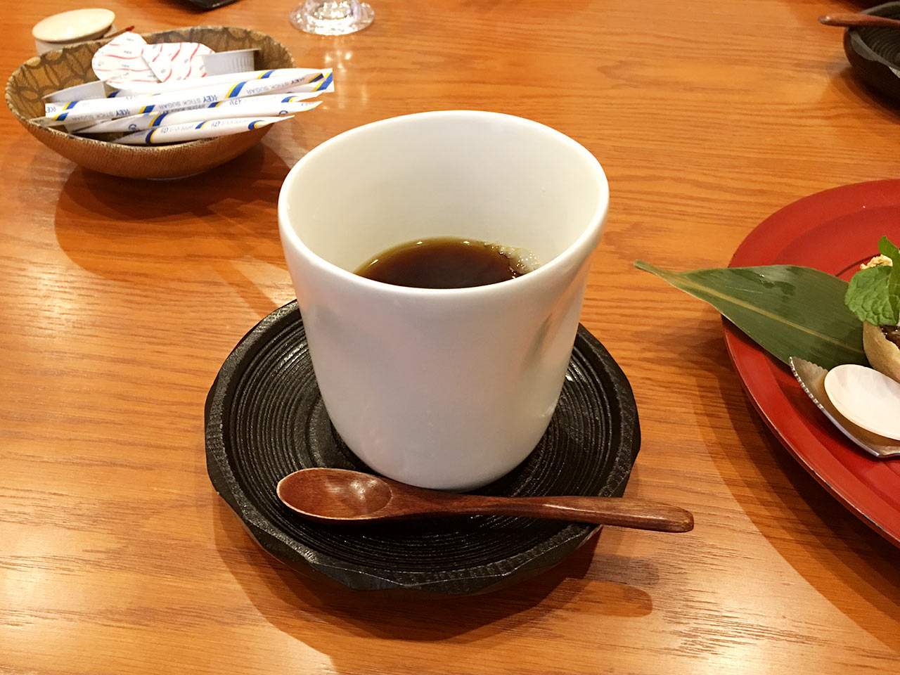 天ぷら割烹うさぎのコーヒー