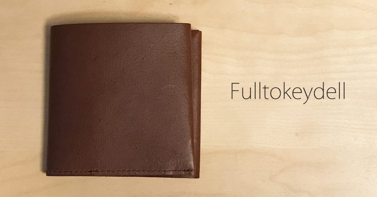Fulltokeydell」という鍵をしまえる財布が便利！薄いのにカードもお金 