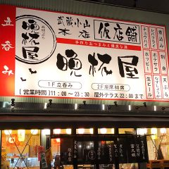 武蔵小山の立ち飲み屋「晩杯屋本店」の仮店舗が安いうまい早いの三拍子そろってていい！