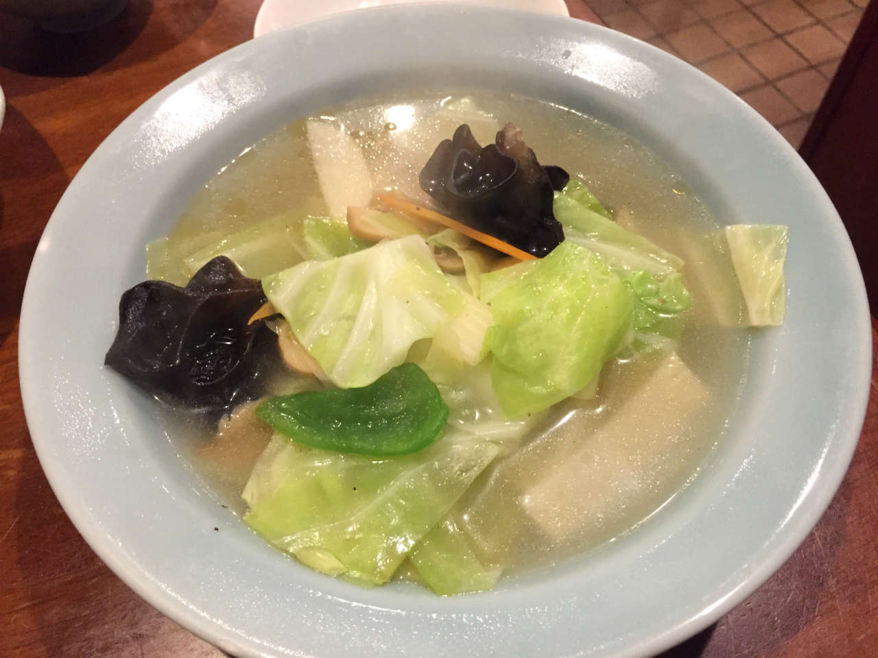 神保町「三幸園」の野菜スープ