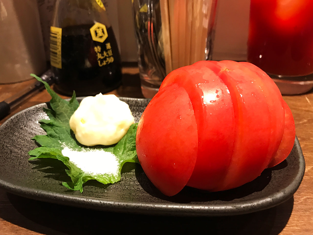 武蔵小山「豚星」のトマト