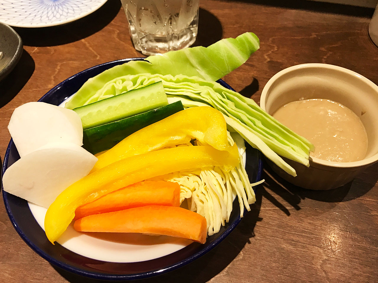 武蔵小山「豚星」の生野菜