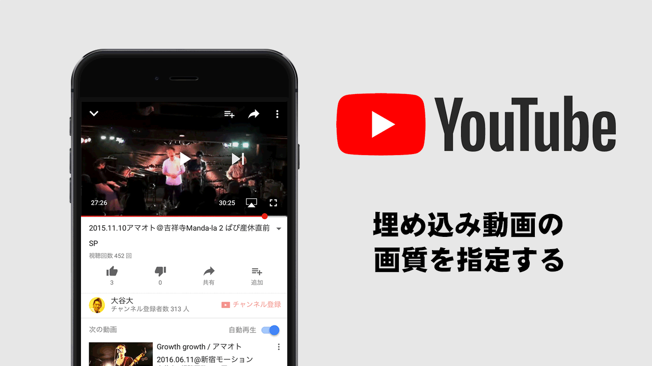 Youtubeの埋め込み動画の画質を指定して再生させる方法 ディレイマニア