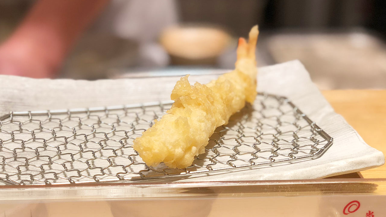 武蔵小山の「天ぷら まきの」のまきの定食が安いのに揚げたて1品ずつ渡してくれるシステムでうまかった！