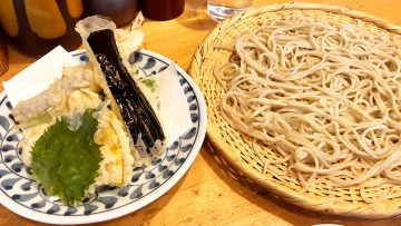 武蔵小山「手打蕎麦ちりん」の天せいろがランチだとお得に食べられる！