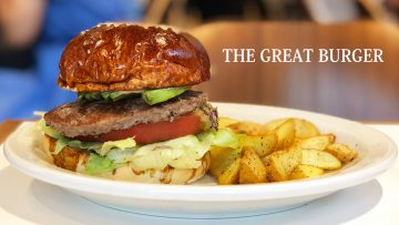 原宿の「THE GREAT BURGER(ザ グレートバーガー)」のハンバーガーがバランスよくておいしかった