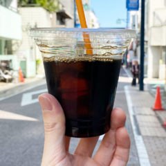 戸越銀座の焙煎珈琲豆専門店「コンパスコーヒー」で飲んだアイスコーヒーが濃くてうまかった！