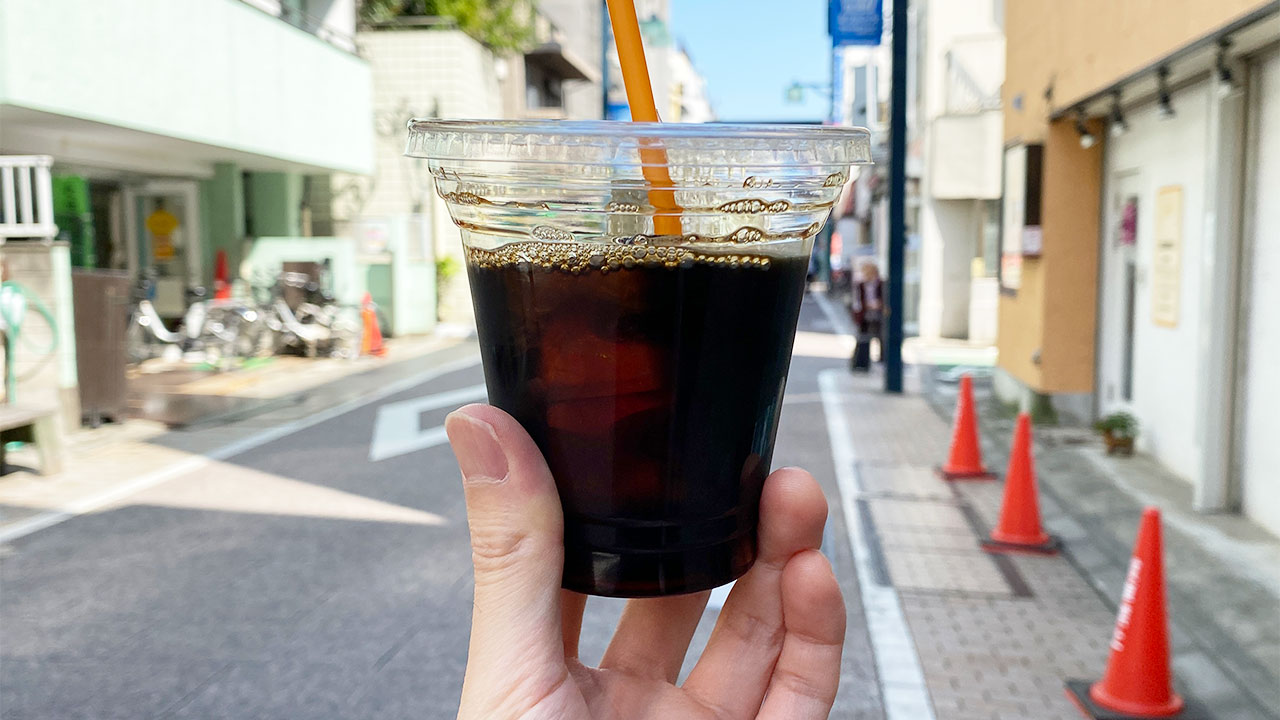 戸越銀座の焙煎珈琲豆専門店「コンパスコーヒー」で飲んだアイスコーヒーが濃くてうまかった！