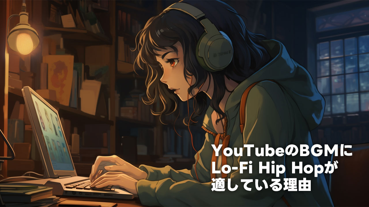 YouTubeのBGMにLo-Fi Hip Hopが適している理由