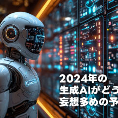 2024年に生成AIがどうなるか予想＆こうやって進化してほしい妄想