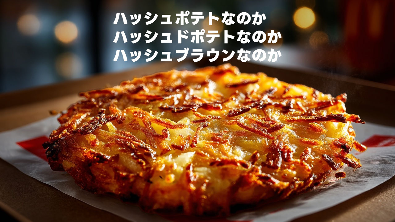 ハッシュポテト？ ハッシュドポテト？ ハッシュブラウン？ 呼び方がバラバラな理由を探ってみた