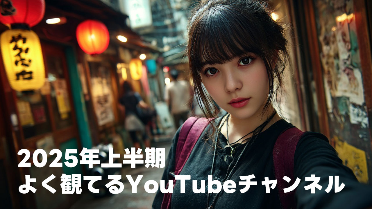 2025年上半期 最近よく観ているYouTubeチャンネルまとめ