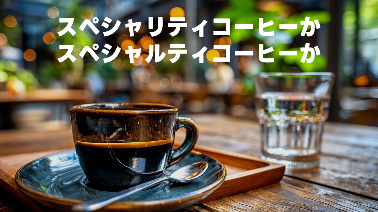 スペシャルティコーヒーか、スペシャリティコーヒーか