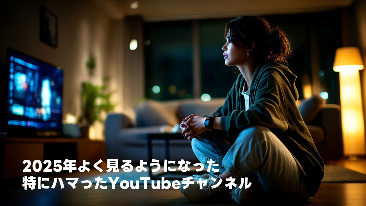 2025年よく見るようになった、特にハマったYouTubeチャンネル