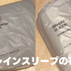 ブレインスリープの通年使える掛け布団と冬用のカバーを買いました