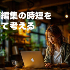 「AIによる動画編集」以外の時短の道を探した方がいい場合もあることに気づいた