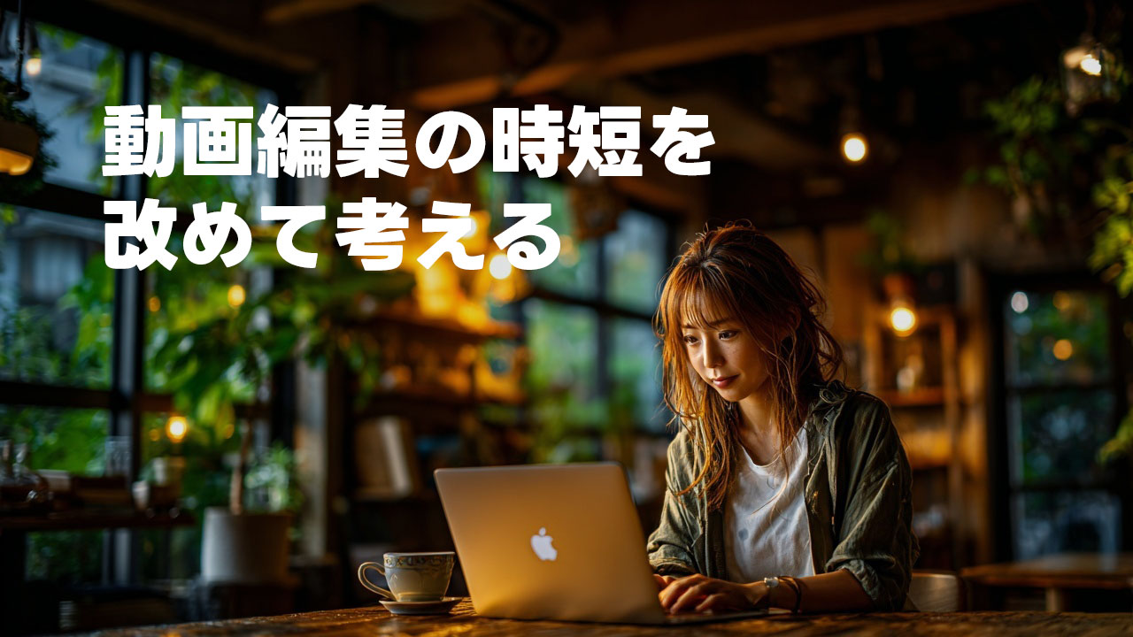 「AIによる動画編集」以外の時短の道を探した方がいい場合もあることに気づいた