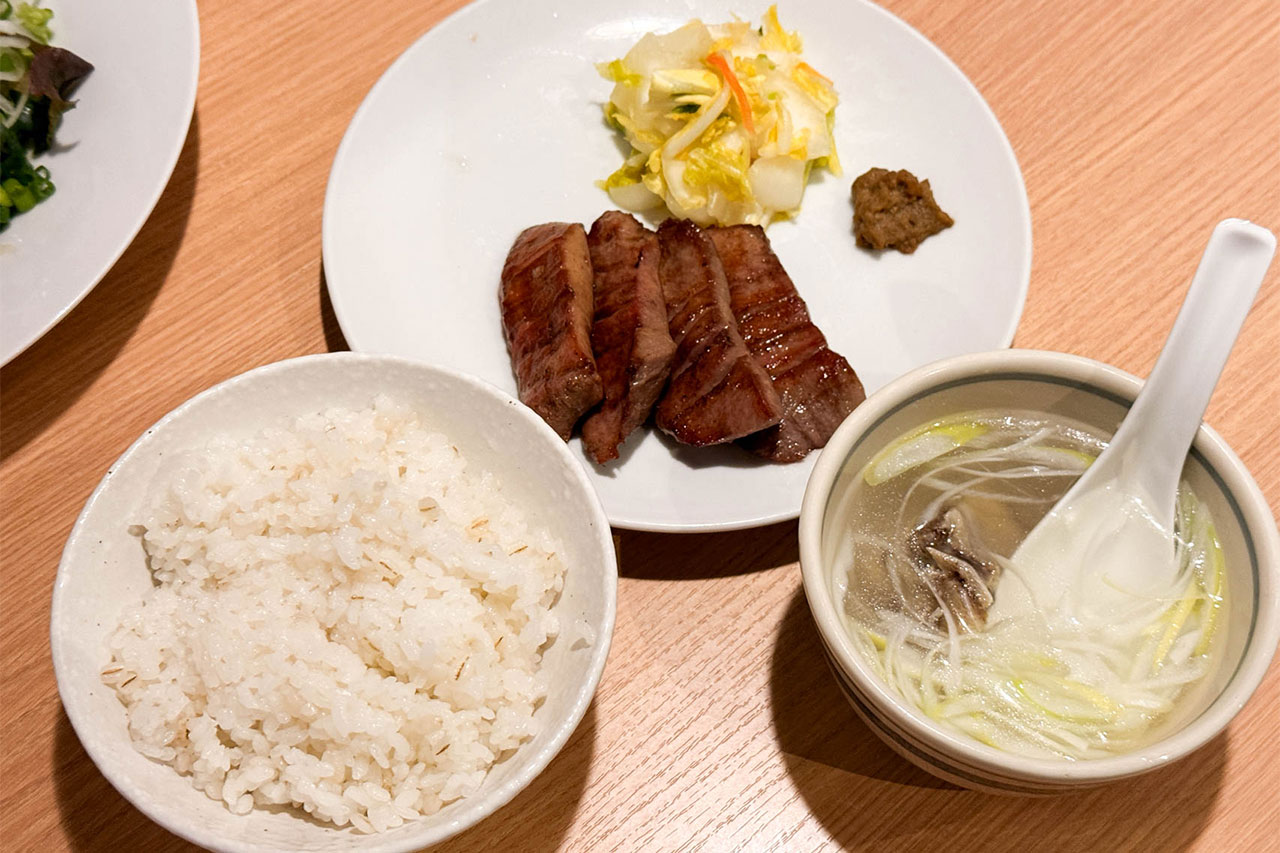 仙台 牛たん料理 閣の牛タン定食