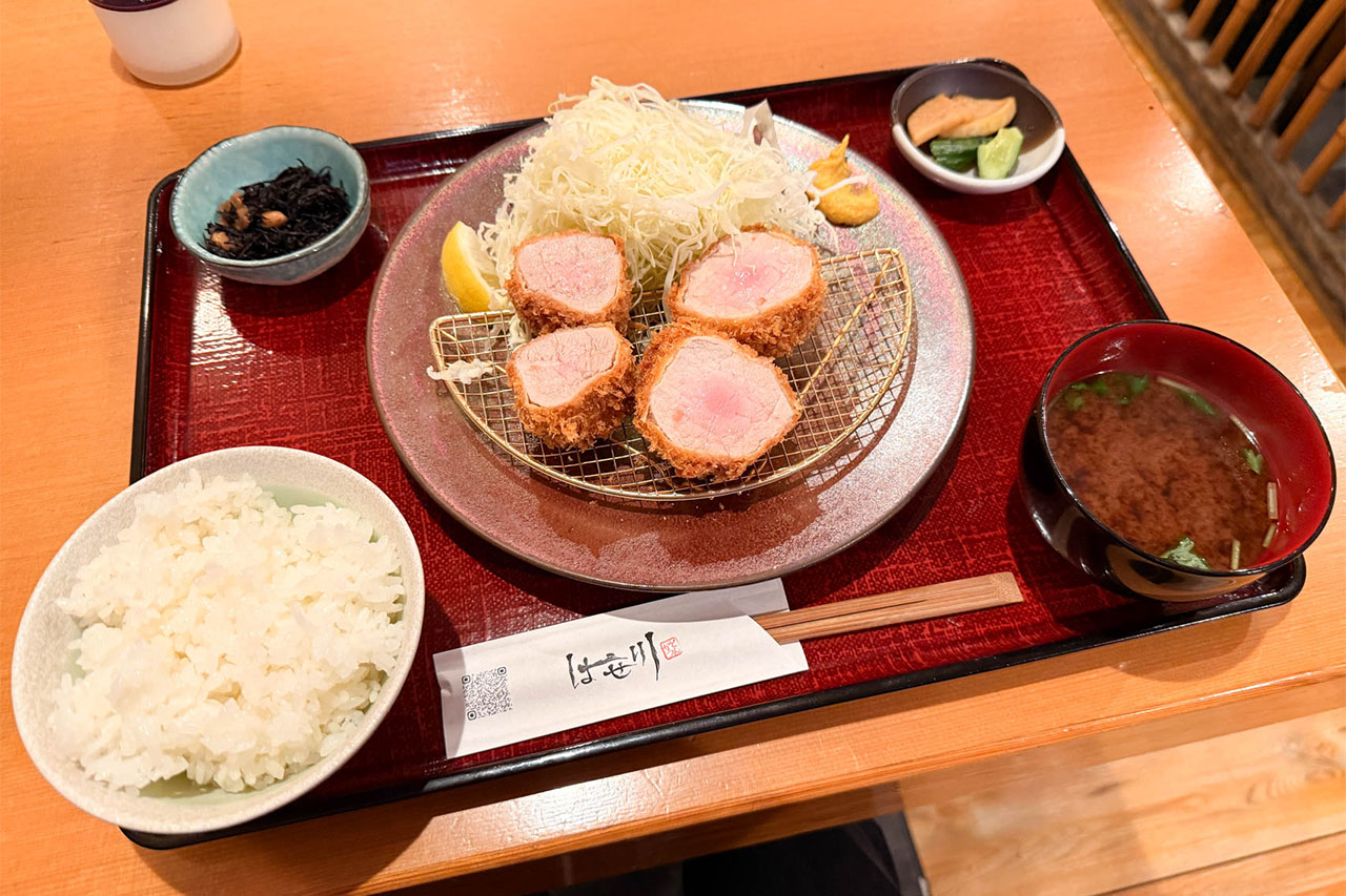 はせ川のシャ豚ブリアン定食