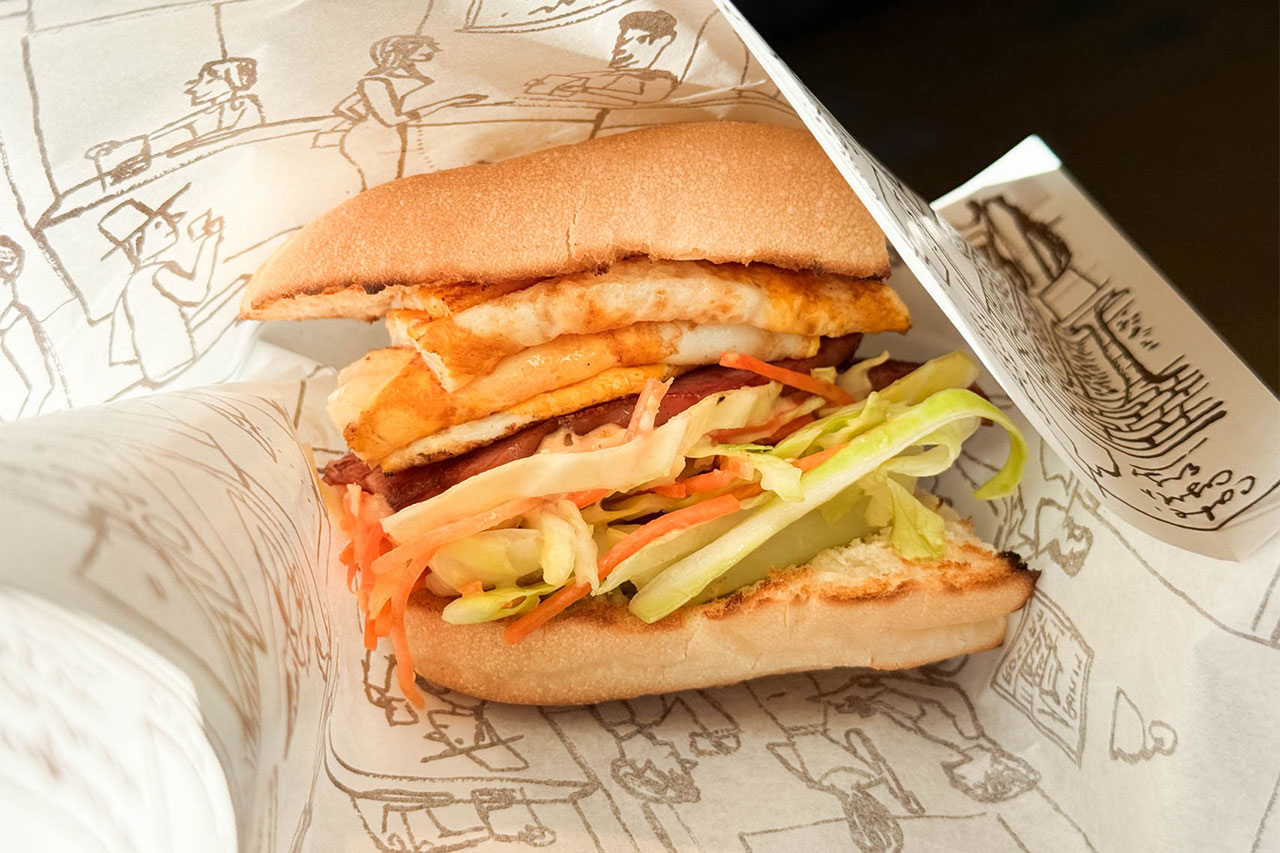 R.O.STAR のベーコンエッグJr. をアップで撮った写真