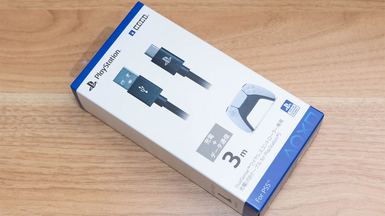 EVO Japan用に「SONYライセンス商品のDualSense用USBケーブル」を買いました