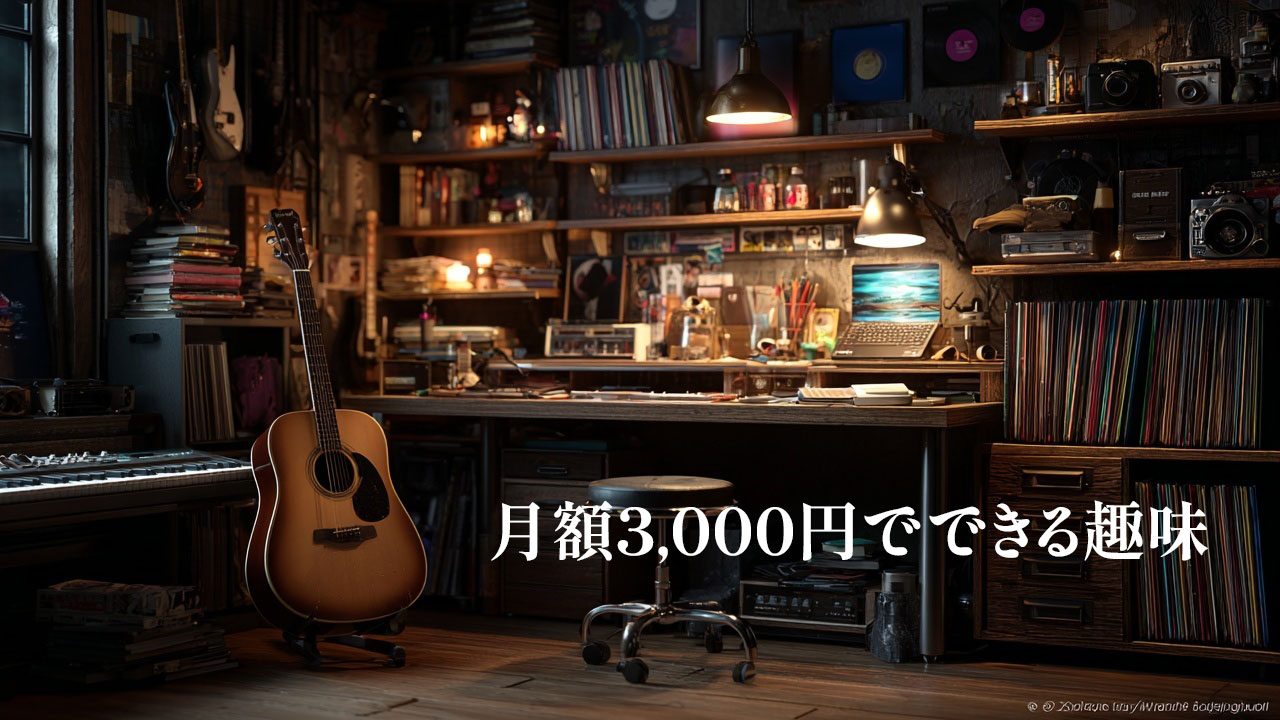 月3,000円程度でできる趣味ってどんなものがあるのか、自分の趣味を棚卸ししながら考えてみた