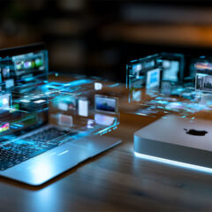 撮影現場でMacBook Airにデータを移したら自宅のMac miniにiCloud同期できてて楽だった