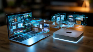 撮影現場でMacBook Airにデータを移したら自宅のMac miniにiCloud同期できてて楽だった