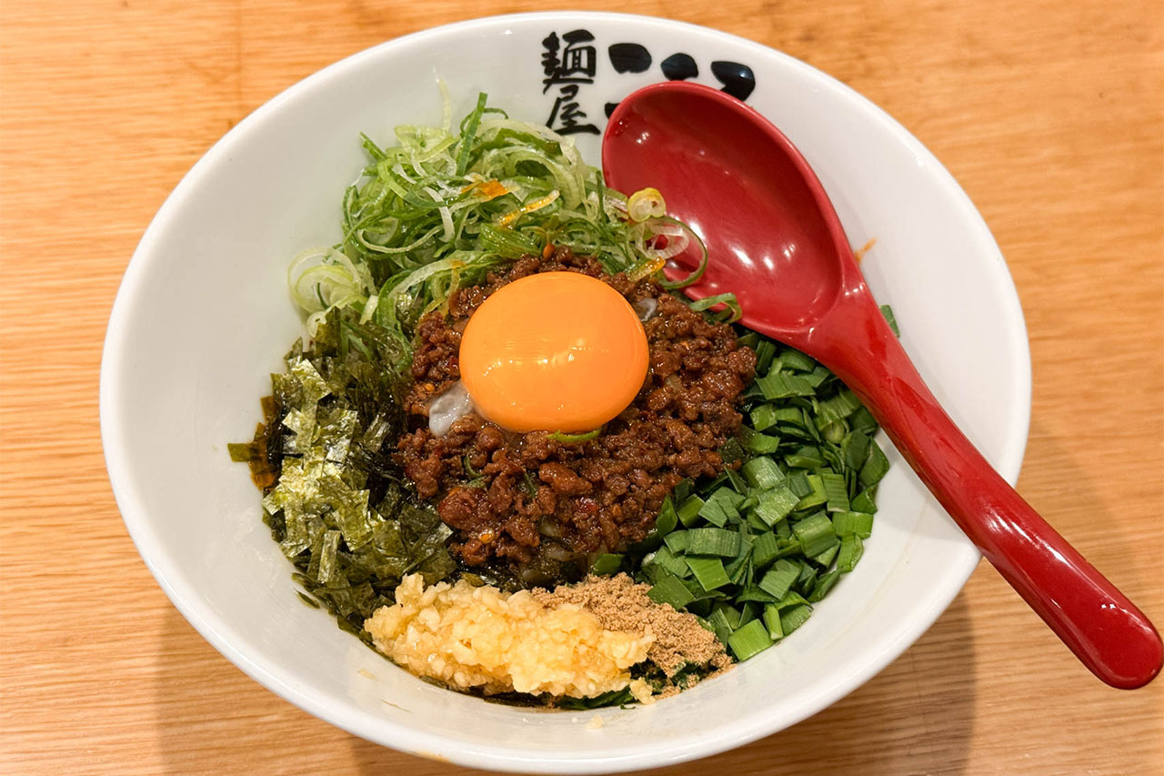 麺屋こころ新丸子店の台湾まぜそば