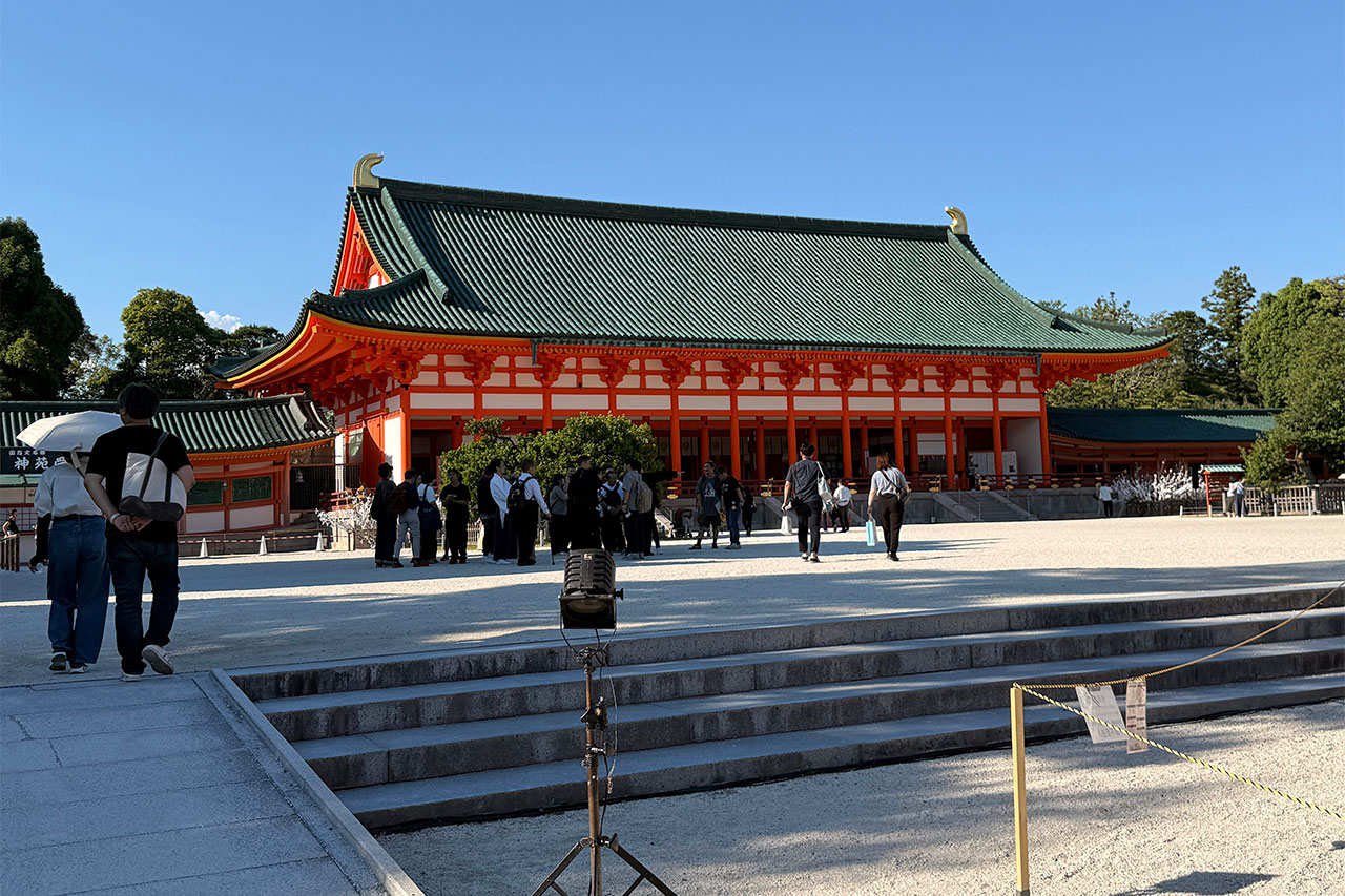 京都観光の最後に立ち寄った平安神宮