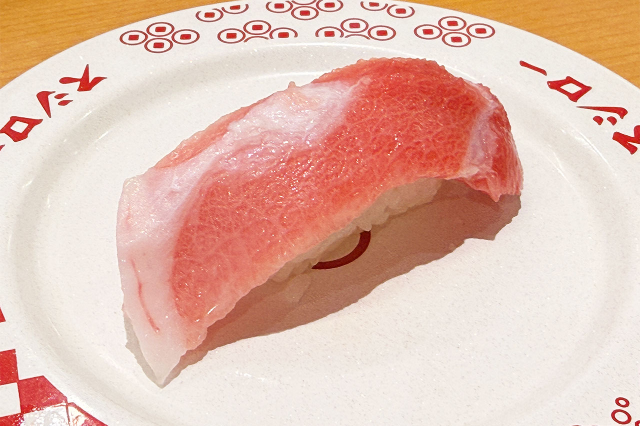 スシローの本鮪大トロの握り