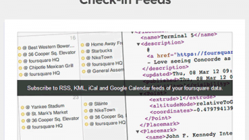 foursquareのチェックインした履歴をGoogleカレンダーで見る方法