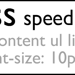 CSSの記述の仕方などを工夫してページの読み込みを高速化する方法
