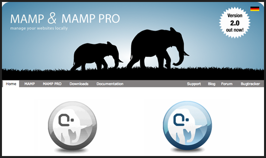 ローカル環境にWordPressをインストールするためにMAMPを入れました