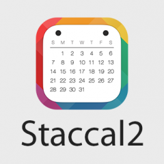 カレンダーアプリの決定版！Staccal2がフラットデザインでカッコ良くて使い勝手良くていい感じ！